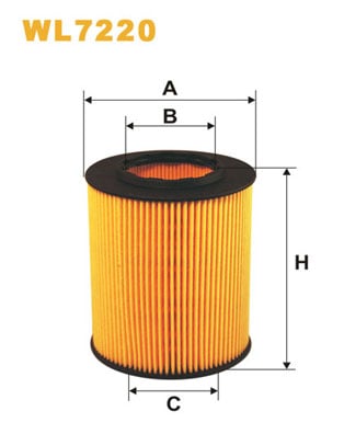 Öljynsuodatin WIX FILTERS WL7220