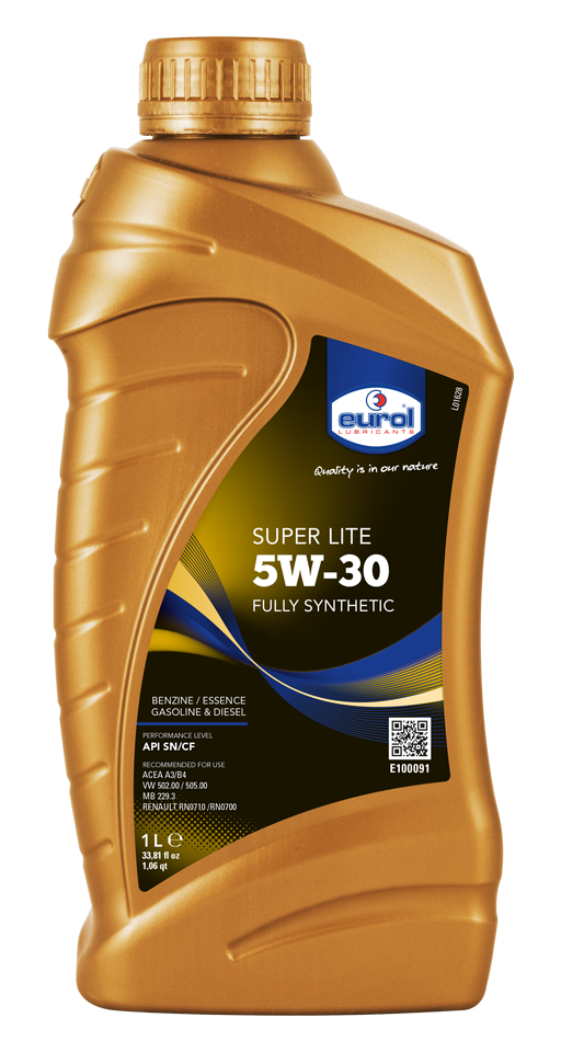 Moottoriöljy EUROL 5W30 SUPER LITE 1L