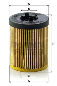 Öljynsuodatin MANN-FILTER HU 611/1 x