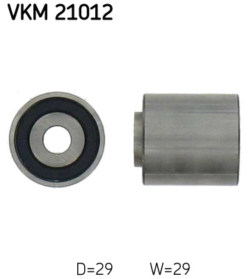 Ohjainrulla, hammashihna SKF VKM 21012