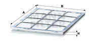 Raitisilmasuodatin MANN-FILTER CU 2504