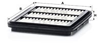 Ilmansuodatin MANN-FILTER C 2214