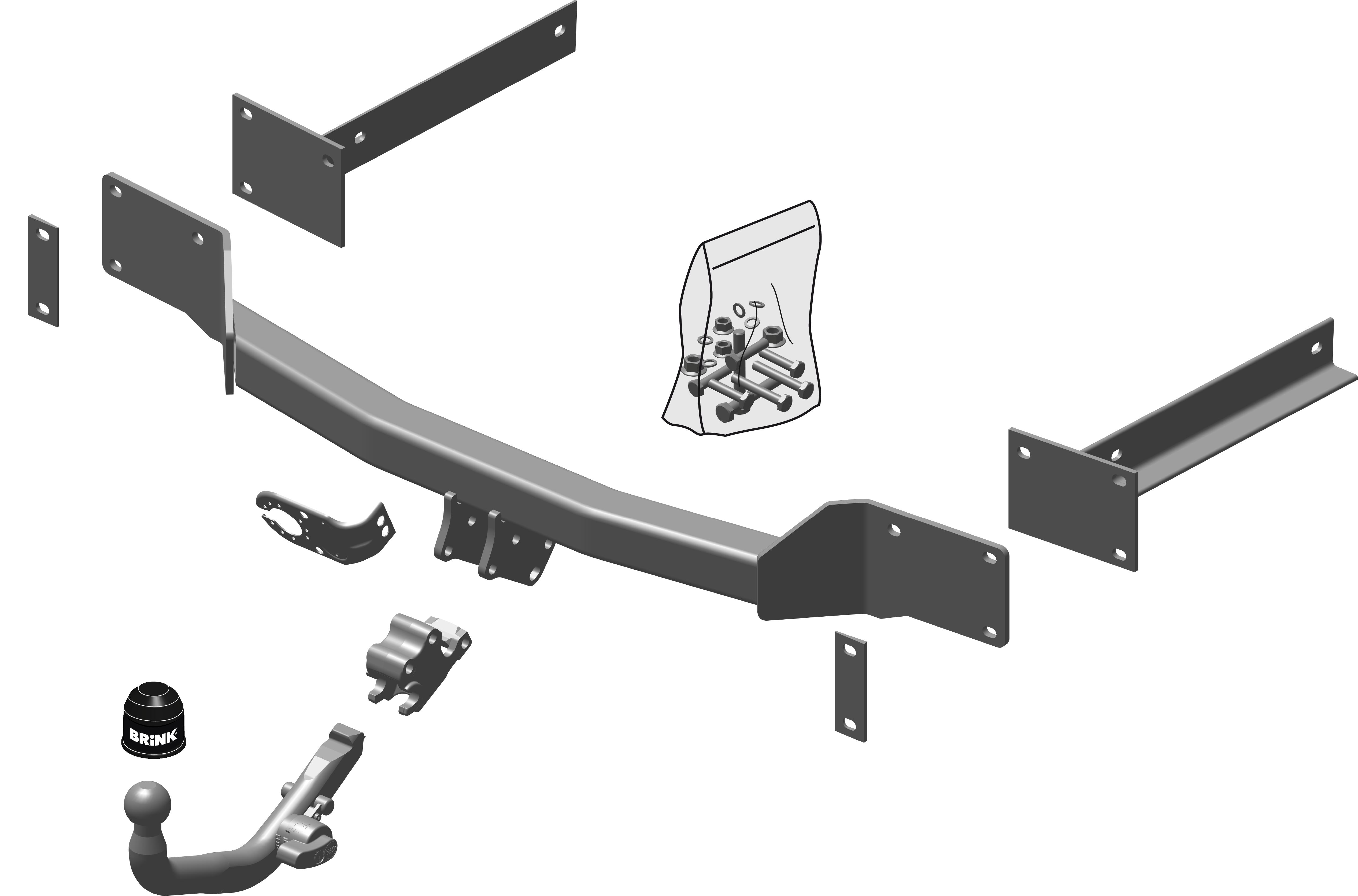 Vetokoukku BRINK 468900 MB S-Class W220
