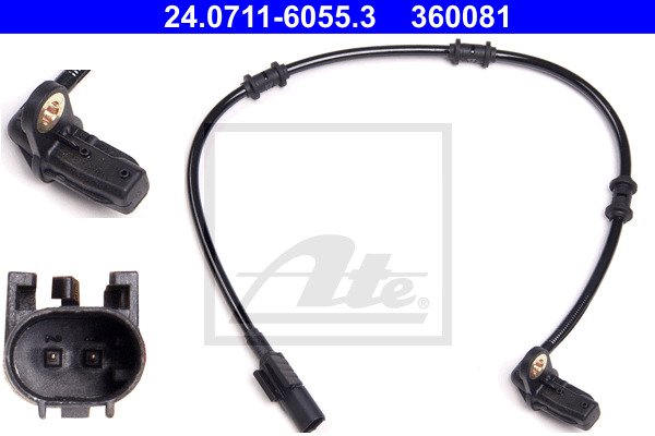 ABS-anturi ATE 24.0711-6055.3