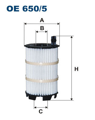 Öljynsuodatin FILTRON OE 650/5