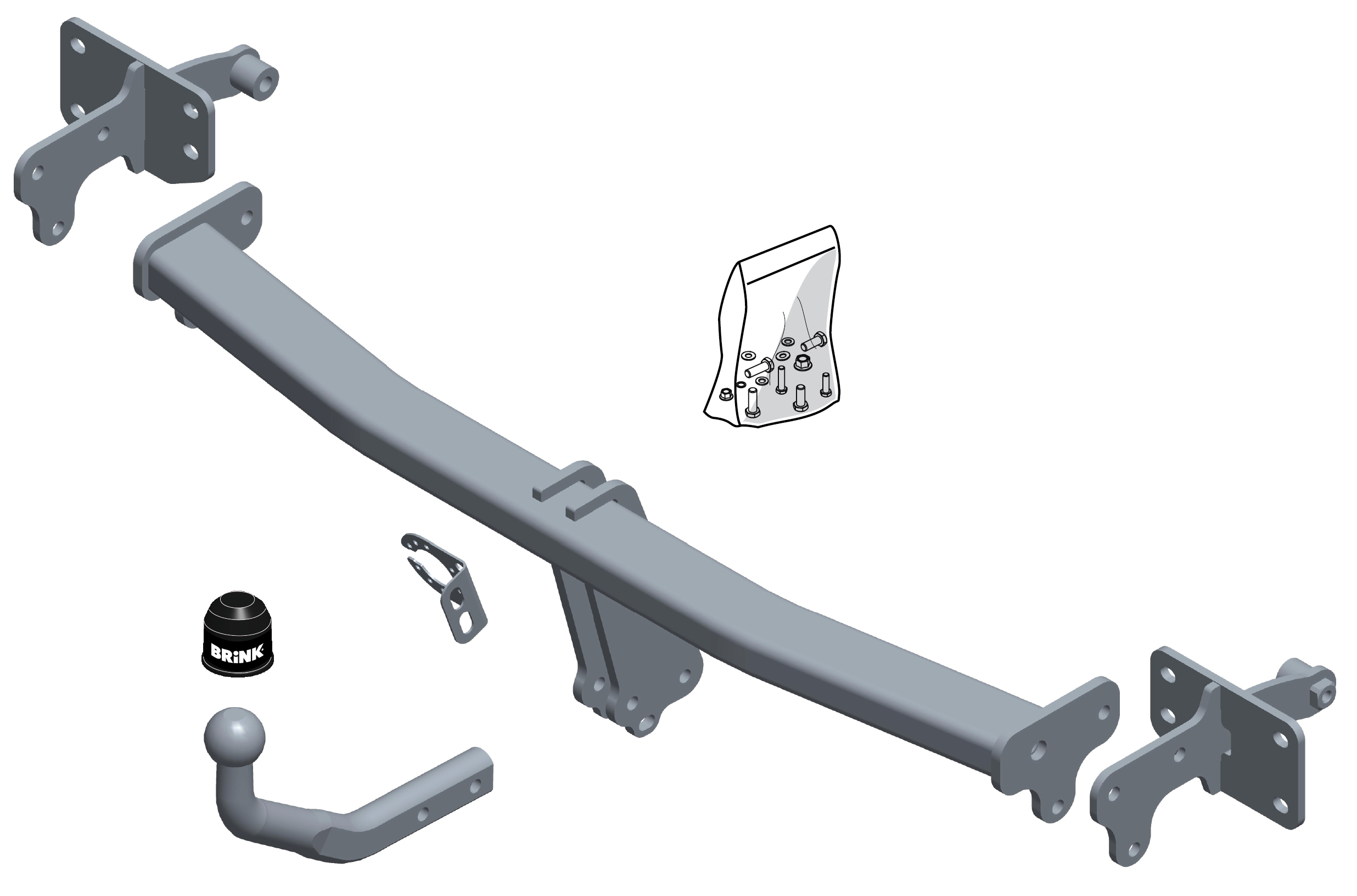 Vetokoukku BRINK 617600 MB E-Class W213