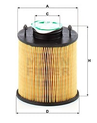 Ureasuodatin MANN-FILTER U 620/2 y KIT