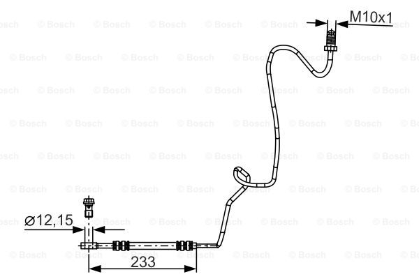 Jarruletku BOSCH 1 987 481 339