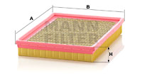 Ilmansuodatin MANN-FILTER C 2681
