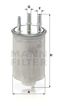 Polttoainesuodatin MANN-FILTER WK 829/6
