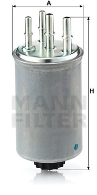 Polttoainesuodatin MANN-FILTER WK 829/4