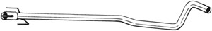 Pakoputki, Keskellä, OPEL ASTRA H, ASTRA H GTC, ASTRA H Halvkombi Classic, VAUXHALL ASTRA Mk V, 13161842, 5854232