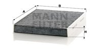 Raitisilmasuodatin MANN-FILTER CUK 2533-2