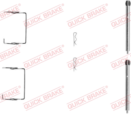 Tarvikesarja, jarrupala QUICK BRAKE 109-1267