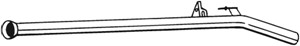 Pakoputki, Keskellä, RENAULT CLIO II, 8200086861