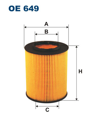 Öljynsuodatin FILTRON OE 649