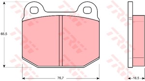 Jarrupalasarja, levyjarru, Etuakseli, LOTUS,MORGAN,OPEL,VAUXHALL, 09293345, 16 05 317, 1605300, 1605321, 1605398, 1605557, 1605713, 1605