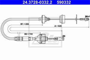 Vaijeri, kytkimen käyttö, CITROËN XSARA, XSARA Break, XSARA Coupé, XSARA Skåp / kombi, XSARA Skåp/halvkombi, 2150 V7