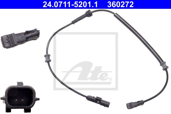 ABS-anturi ATE 24.0711-5201.1