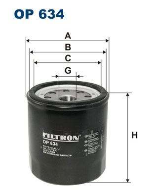 Öljynsuodatin FILTRON OP 634
