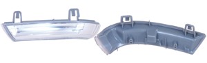 Vilkkuvalo, Ulkopeili, Asennus sivulle, Oikea, SEAT,SKODA,VW, 1K0 949 102