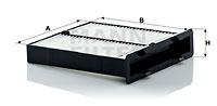 Raitisilmasuodatin MANN-FILTER CU 21 004