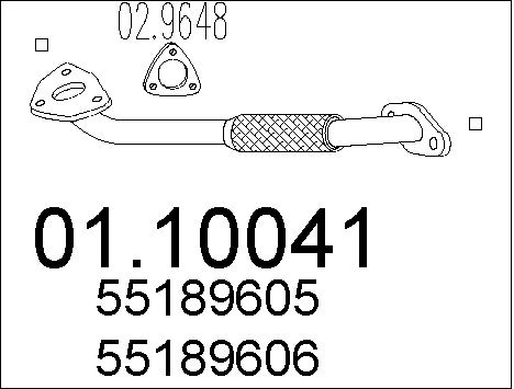 Pakoputki MTS 01.10041