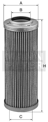 Suodatin, työhydrauliikka MANN-FILTER HD 624