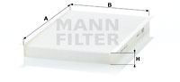 Raitisilmasuodatin MANN-FILTER CU 2629