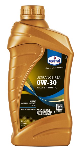 Moottoriöljy EUROL 0W30 ULTRANCE PSA 1L