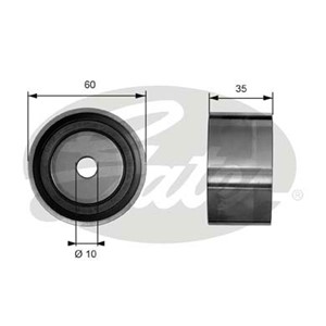Ohjainrulla, hammashihna, HYUNDAI,KIA, 24450-37100, 24450-37120, 2484037110, 2484037120