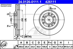 Jarrulevy, Etuakseli, ISUZU,OPEL,VAUXHALL, 5 69 050, 5 69 051, 97034034, 97034035