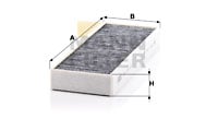 Raitisilmasuodatin MANN-FILTER CUK 26 014-2