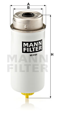 Polttoainesuodatin MANN-FILTER WK 8104