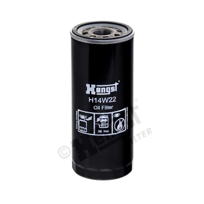 Öljynsuodatin HENGST FILTER H14W22