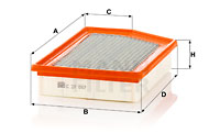 Ilmansuodatin MANN-FILTER C 27 047