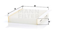 Raitisilmasuodatin MANN-FILTER CU 22 022