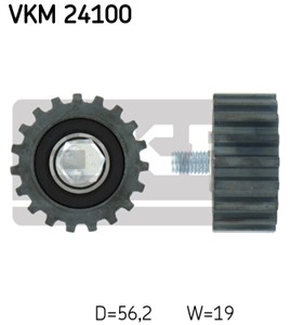 Ohjainrulla, hammashihna, FORD,MAZDA, 1005823, 1103598, 1E07-23-951B, 1E07-23-951C, 1E12-23-951, 7053802, 96FF6K254 DA, 96FF6K254 DB