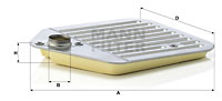 Hydrauliikkasuodatin, automaattivaihteisto MANN-FILTER H 2425 x KIT