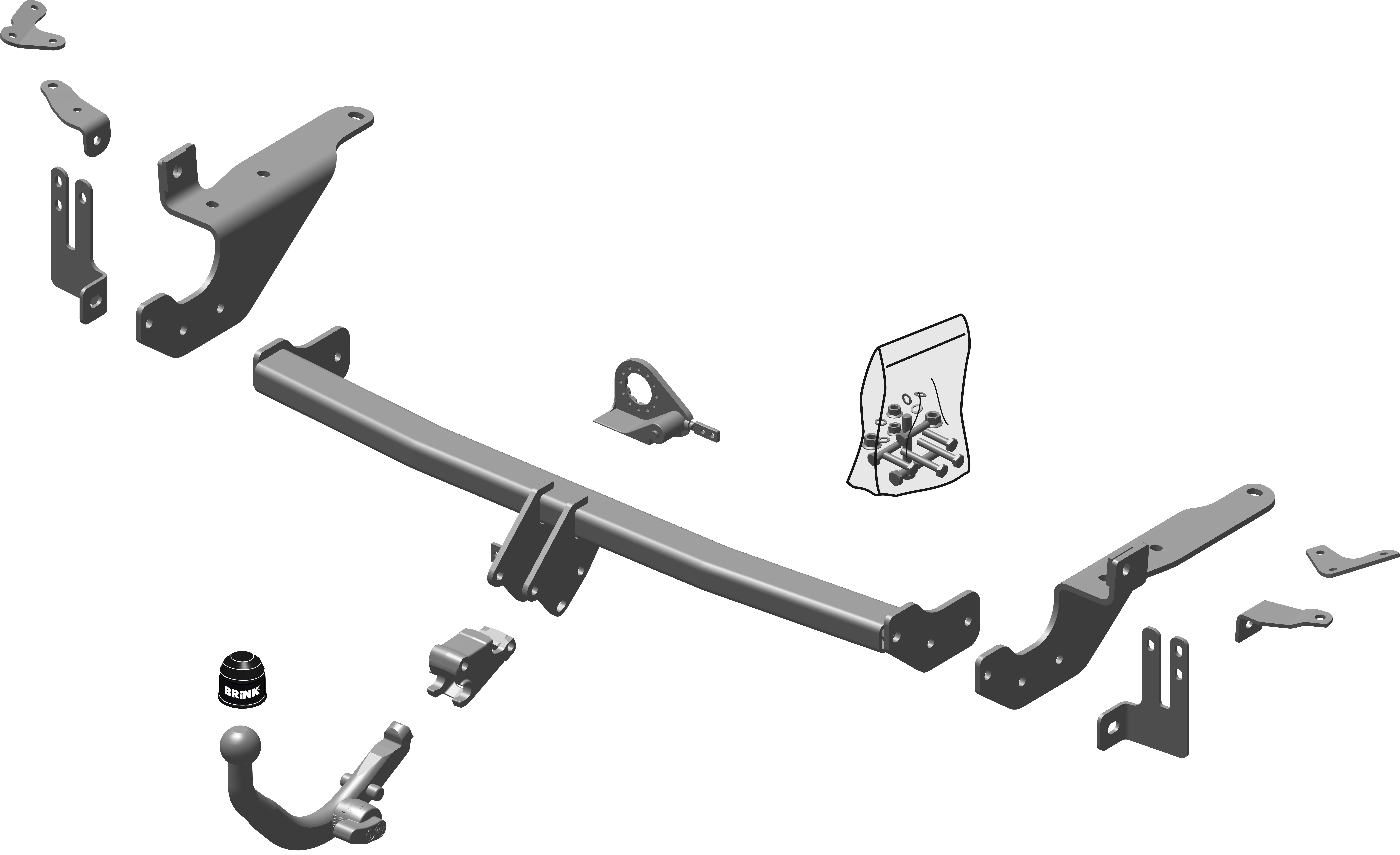 Vetokoukku BRINK 475600 Toyota RAV 4 '05-12