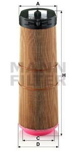 Ilmansuodatin, MERCEDES-BENZ C-KLASS [W204], C-KLASS T-Model [S204], 646 094 02 04, A 646 094 02 04