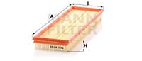 Ilmansuodatin MANN-FILTER C 43 102