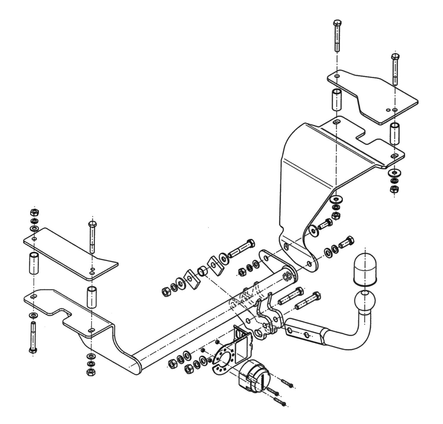 Vetokoukku STEINHOF STS-383 Suzuki Swift '05-