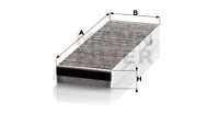 Raitisilmasuodatin MANN-FILTER CUK 3023-2