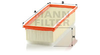 Ilmansuodatin MANN-FILTER C 35 140
