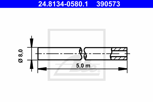 Jarruputki ATE 24.8134-0580.1