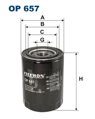 Öljynsuodatin FILTRON OP 657