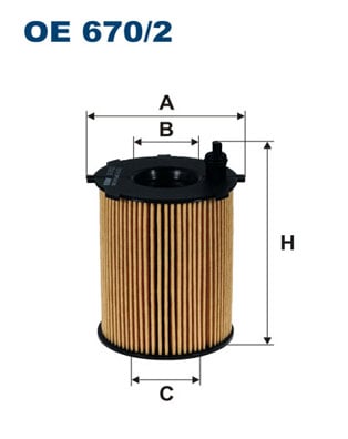 Öljynsuodatin FILTRON OE 670/2