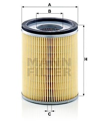 Öljynsuodatin MANN-FILTER H 1366 x