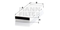 Raitisilmasuodatin MANN-FILTER CU 3023-2